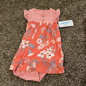 Carters 12m one piece dress.